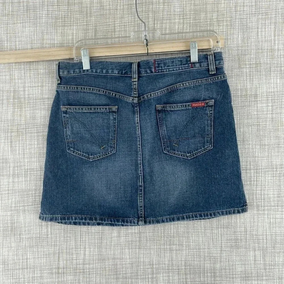 Guess Vintage jean skirt Mini Womens 28 blue 0185 - Picture 4 of 8
